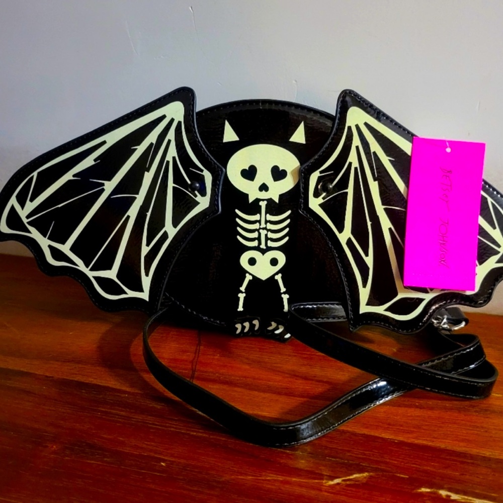 Betsey Johnson Bat Crossbody Bag